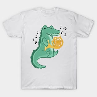 French Horn Alligator T-Shirt